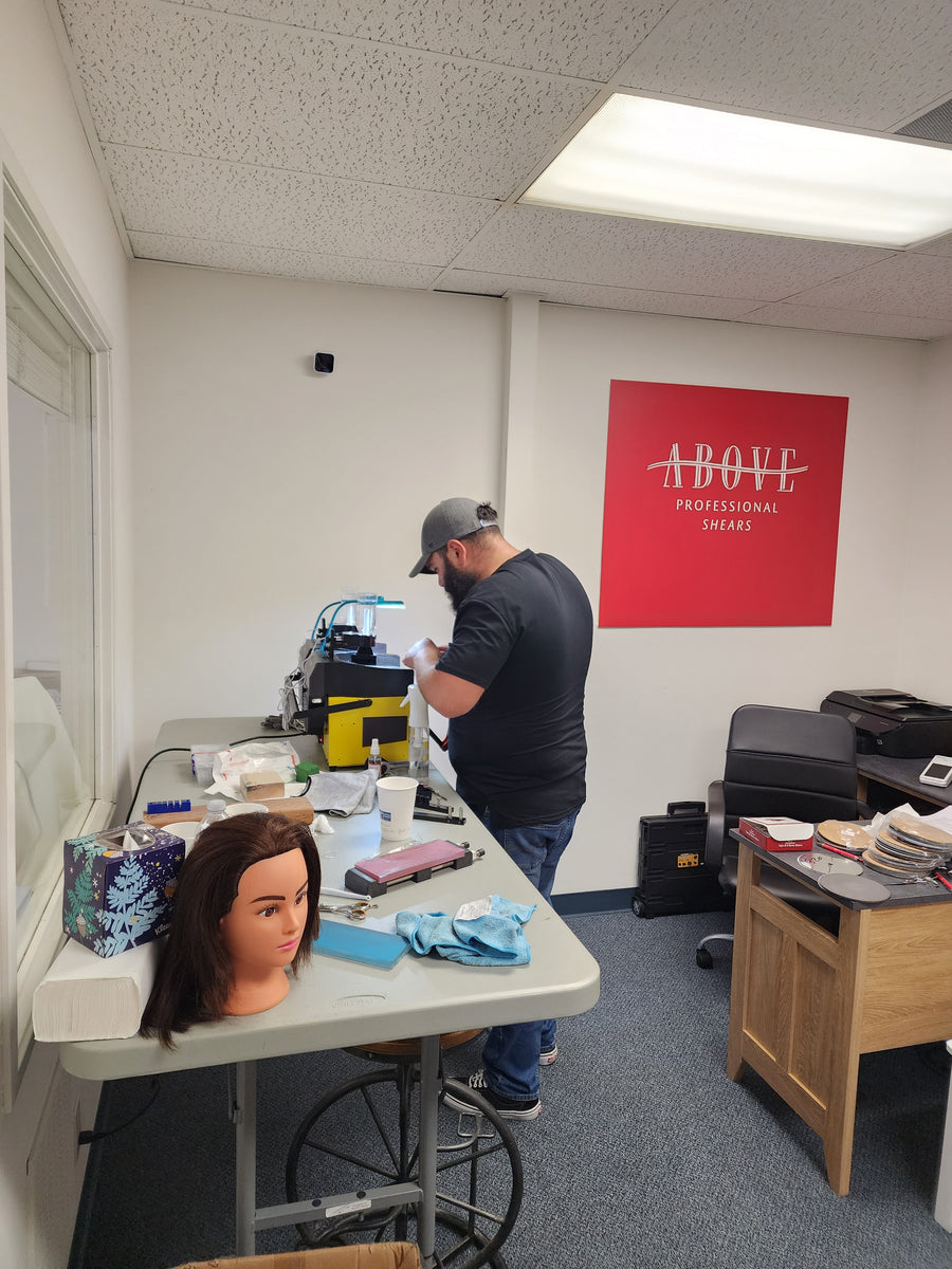 Beauty Shears Sharpening Video Shears Logic