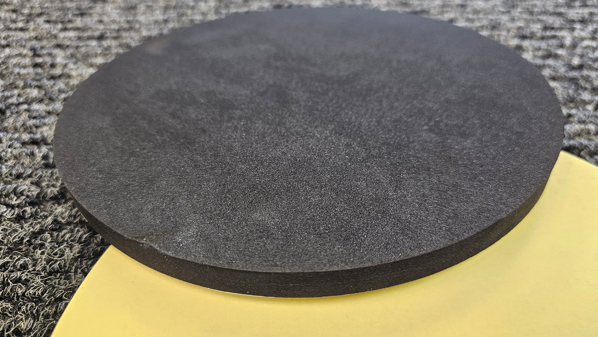 High density foam conversion base pad with self adhesive backing ...